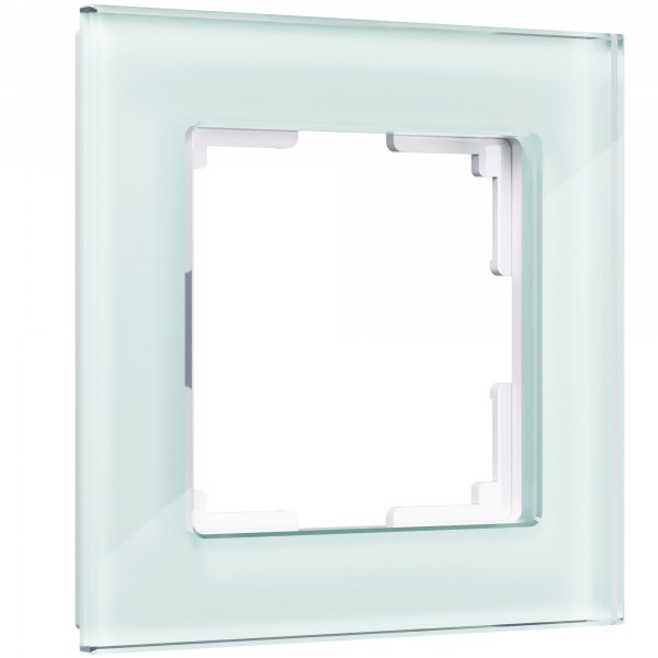 Рамка на 1 пост Werkel WL01-Frame-01 Favorit (натуральное стекло) - купить в Красноярске