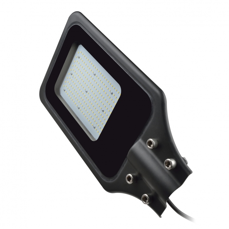 Уличный консольный светодиодный светильник ULV-R23H-100W/6000К IP65 10500Лм BLACK с гарантией 2 года