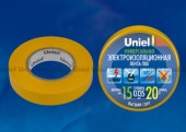 Изолента Uniel UIT-135P 20/15/01 YEL - купить в Красноярске