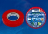 Изолента Uniel UIT-135P 20/15/01 RED - купить в Красноярске