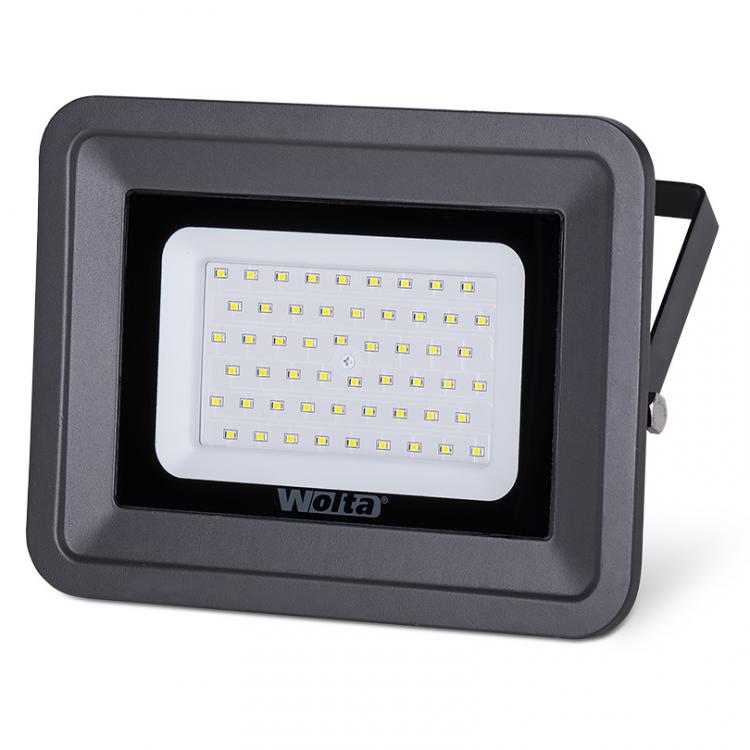Светодиодный прожектор WOLTA WFL-50W/06 50Вт 5500К IP65 с гарантией 2 года