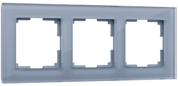 Рамка на 3 поста Werkel WL01-Frame-03 Favorit (серый) - купить в Красноярске