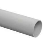 TRUB-25-PVC Труба гладкая ЭРА жесткая (серый) ПВХ d 25мм (3м) - купить в Красноярске