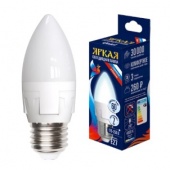 Светодиодная лампа Яркая Uniel LED-C37 7W/E14/FR с гарантией 