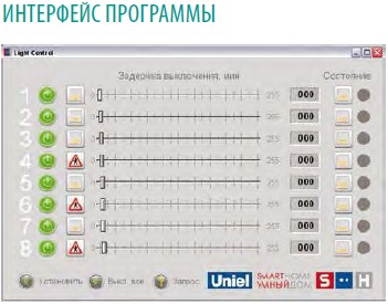 Модуль управления освещением USB порт, 8 входов/ 8 выходов UCH-M111UX/0808 - купить в Красноярске